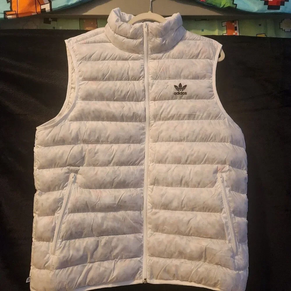 adidas Men's Originals Essentials+ Mse with Nature Sleeveless Vest HK7539 Sz M - Picture 2 of 11
